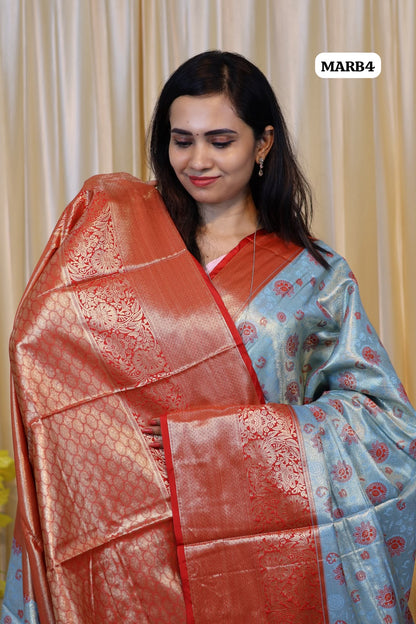 Bridal Semi silk saree😍🥳