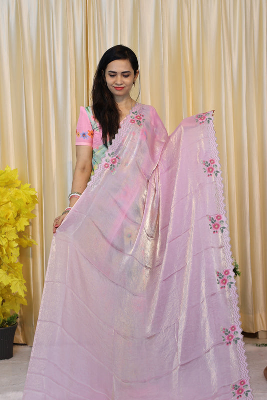 Space silk  saree🥳