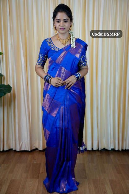 Soft silk saree-🌈🥰😎📚