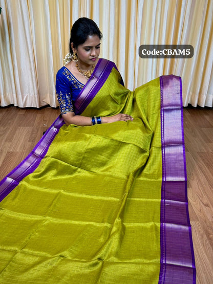 Silk mixed cotton sarees🥳