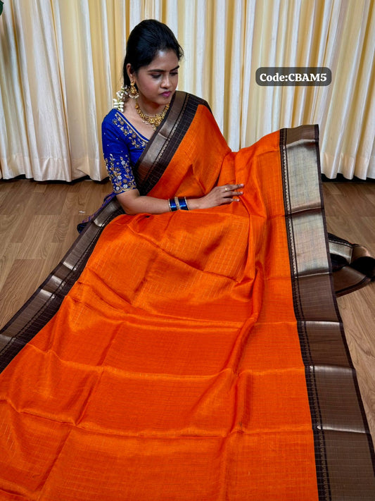 Silk mixed cotton sarees😍🐟🥳