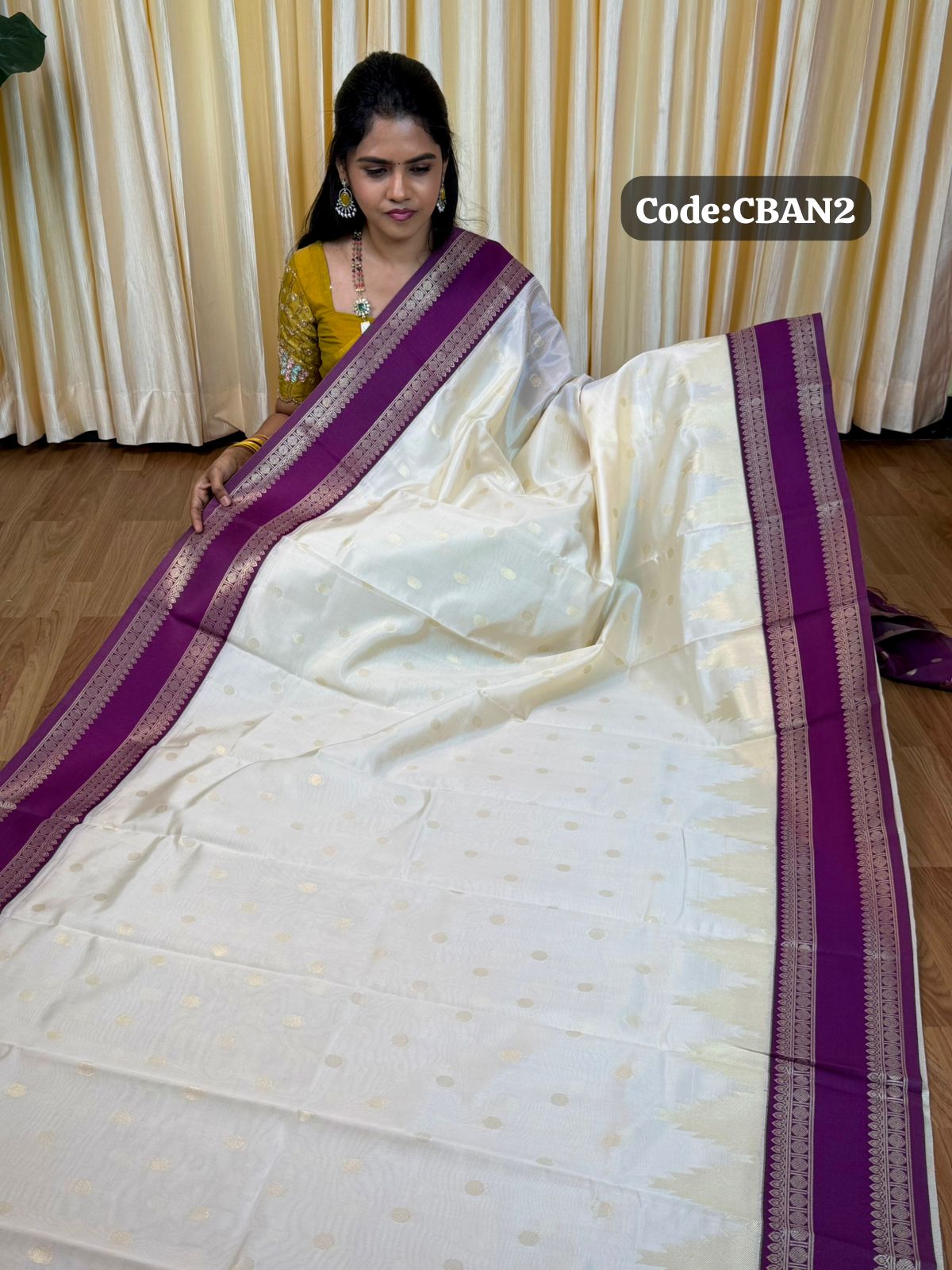 Actress Shalini Ajith inspired Kanchi semi silk Saree๐๐๐โณ โ Rishi Boutique