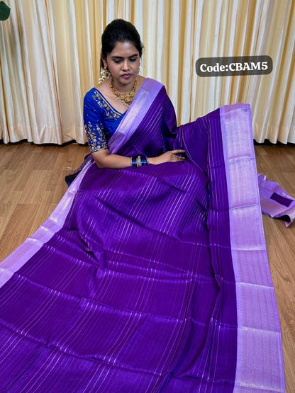 Silk mixed cotton sarees🥳