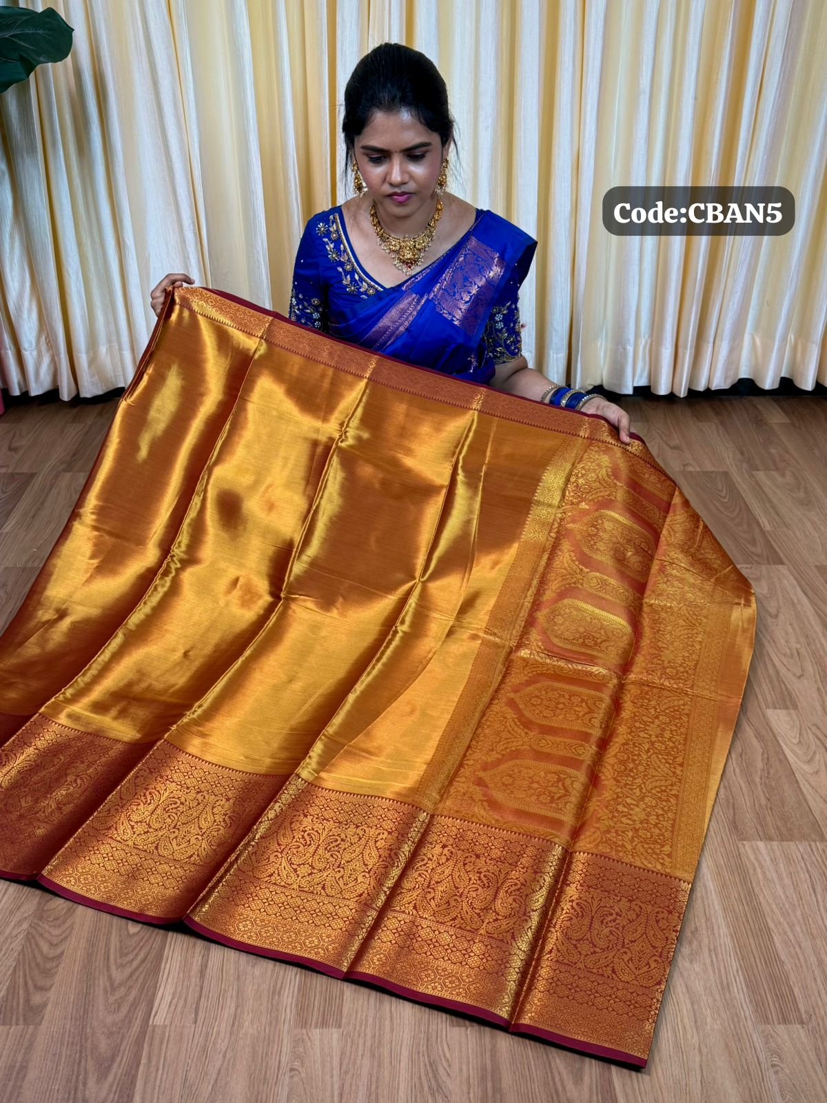 Kanchi Semi silk sarees with one  blouse  🥳 prebook