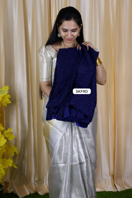 Ready to wear saree with sequence work🥳 prebook