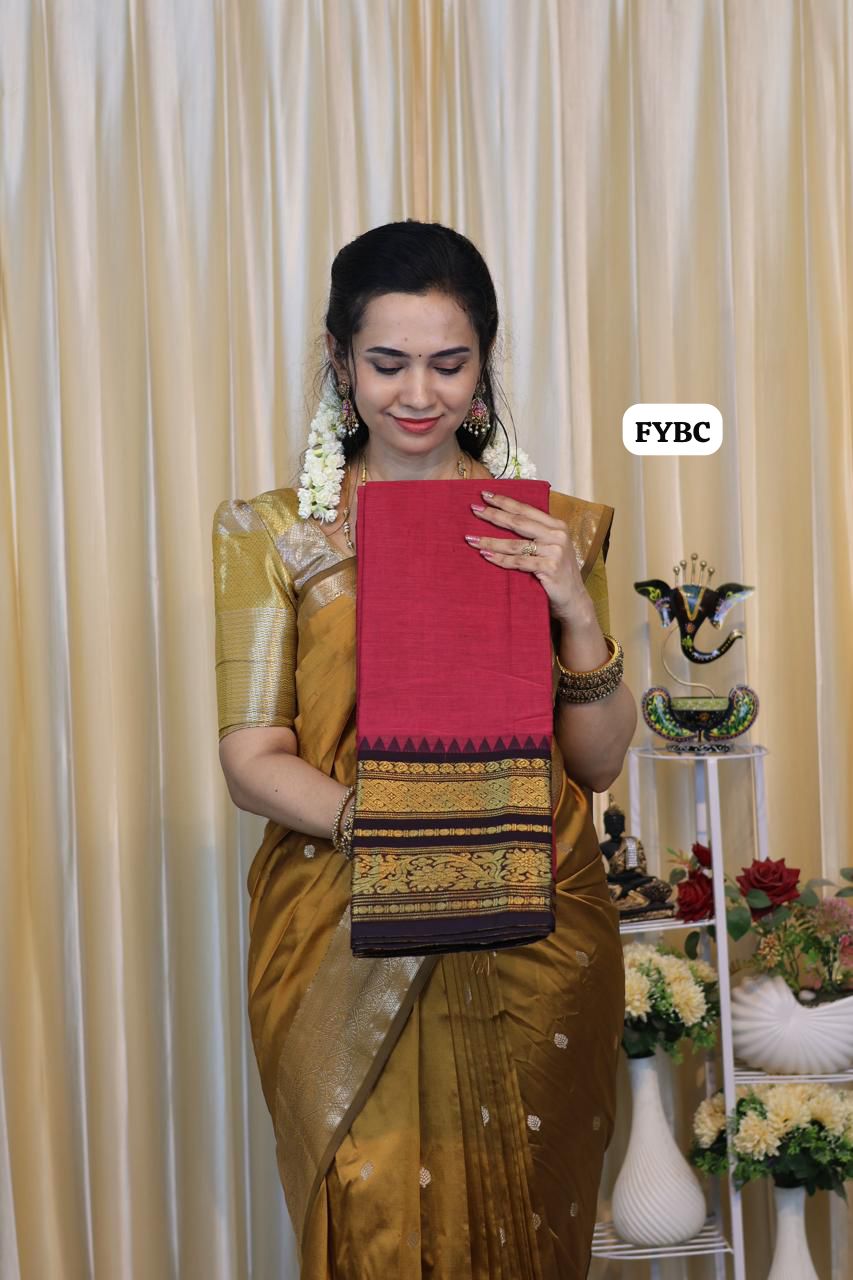 Kanchi cotton saree premium quality 😍😎