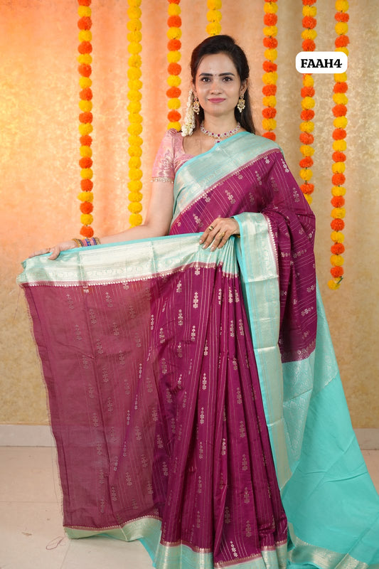 Kanchi semi silk saree😍🥳