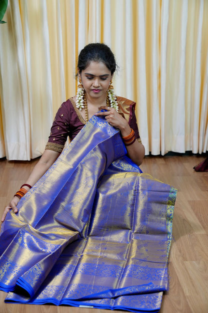 Kanchi Semi silk🥰🌲🏃🏻‍♀️Ⓜ️