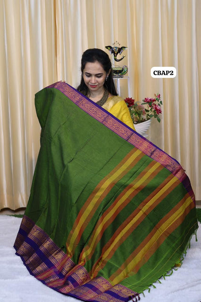 Cotton saree with running blouse 🥳