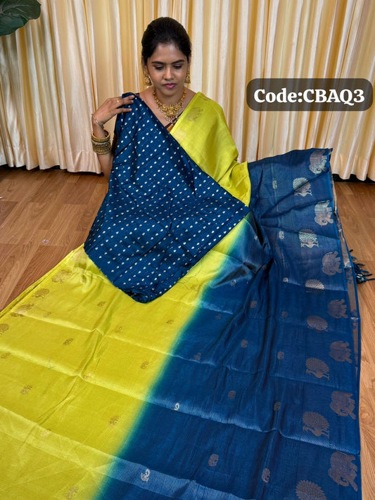 Warm silk sarees with Viscose blouse 🥰😎📚