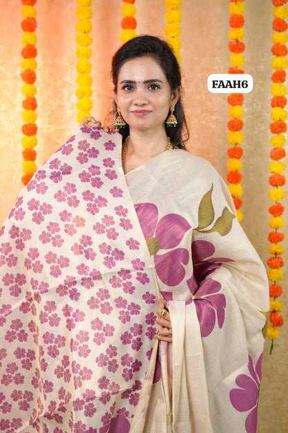 Tussar Silk saree😍🥳
