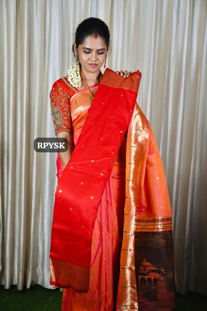 Paithani Semi Semi Silk Saree🥳