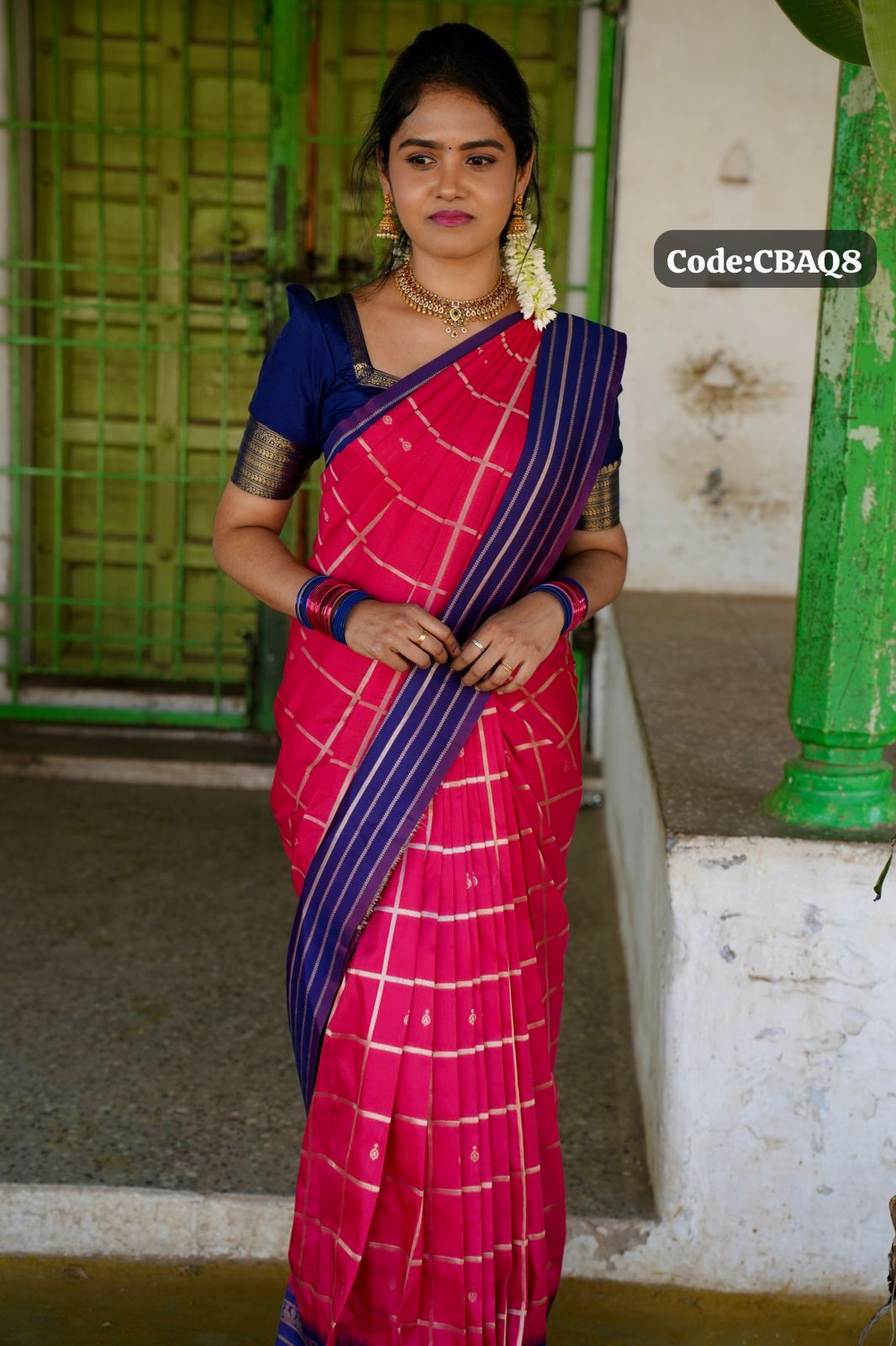 Kanchi semi silk saree-🥰😎📚🌈Ready to Dispatch