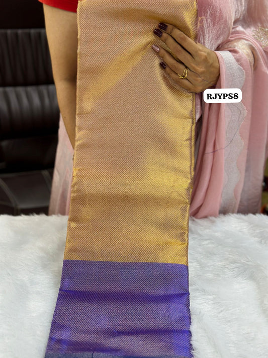 Jothika Katan tissue saree😍⏰✅violet