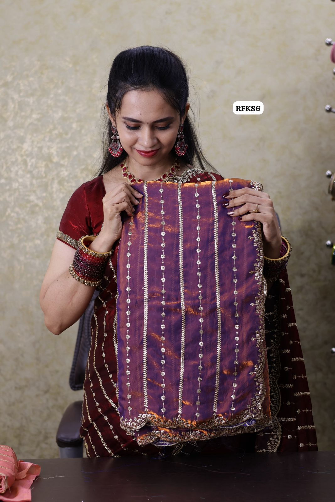 Premium quality space silk saree 😍🥳
