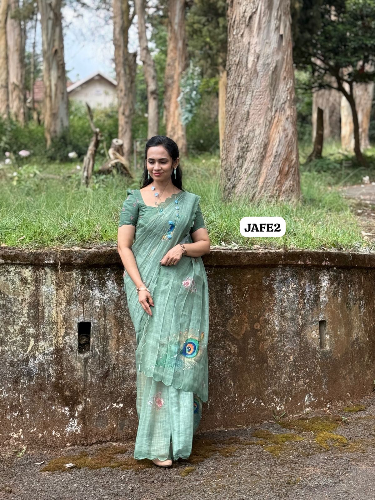 Linen cotton saree 🥳👇