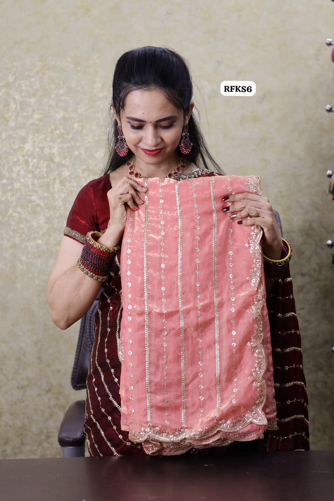 Premium quality space silk saree 🥳