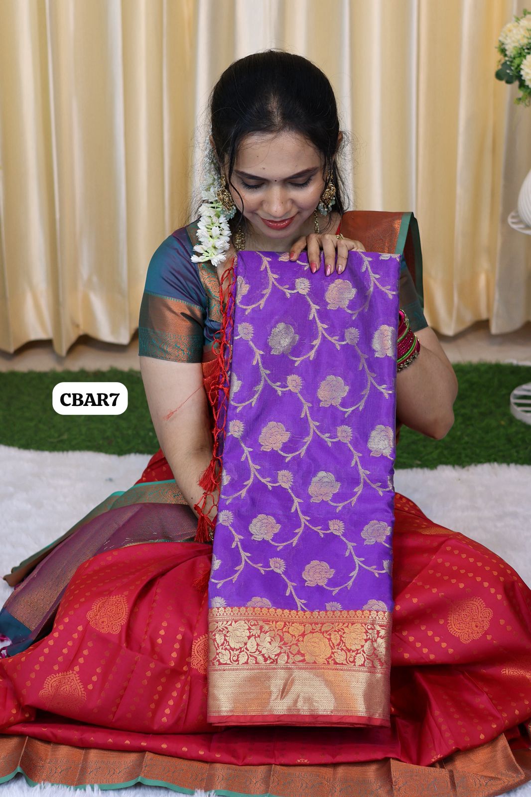 Soft Katan silk saree 🥳