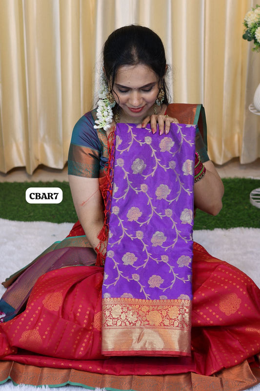 Soft Katan silk saree 🥳