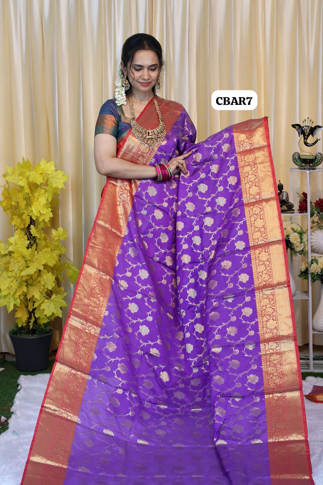 Soft Katan silk saree 🥳