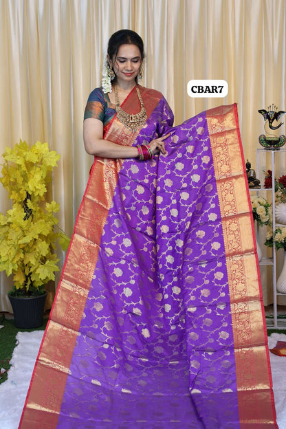 Soft Katan silk saree 🥳