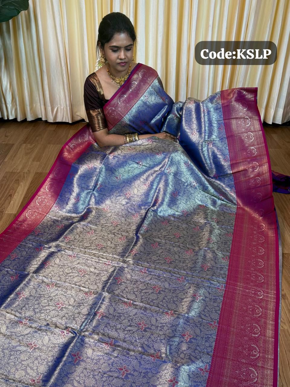 Bridal Kanchi semi silk saree🥰😎📚