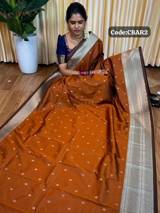 Kanchi semi silk sarees🥰😎📚
