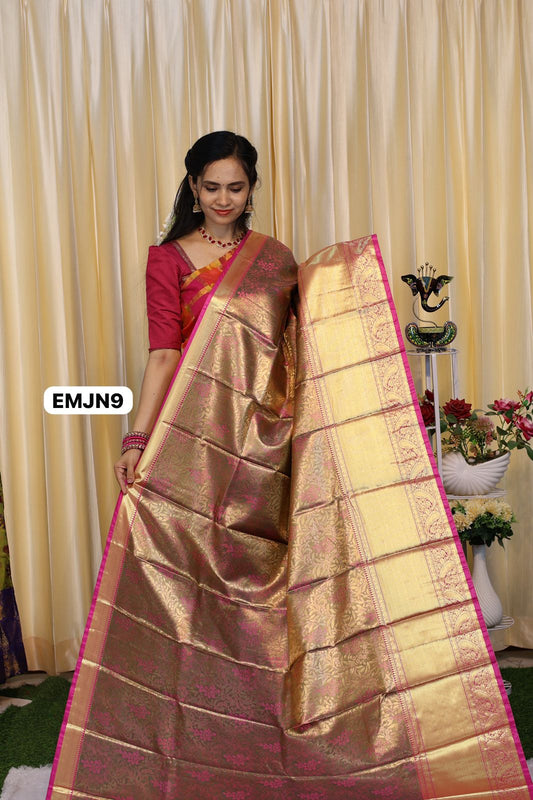 Bridal silk saree 😍Ⓜ️