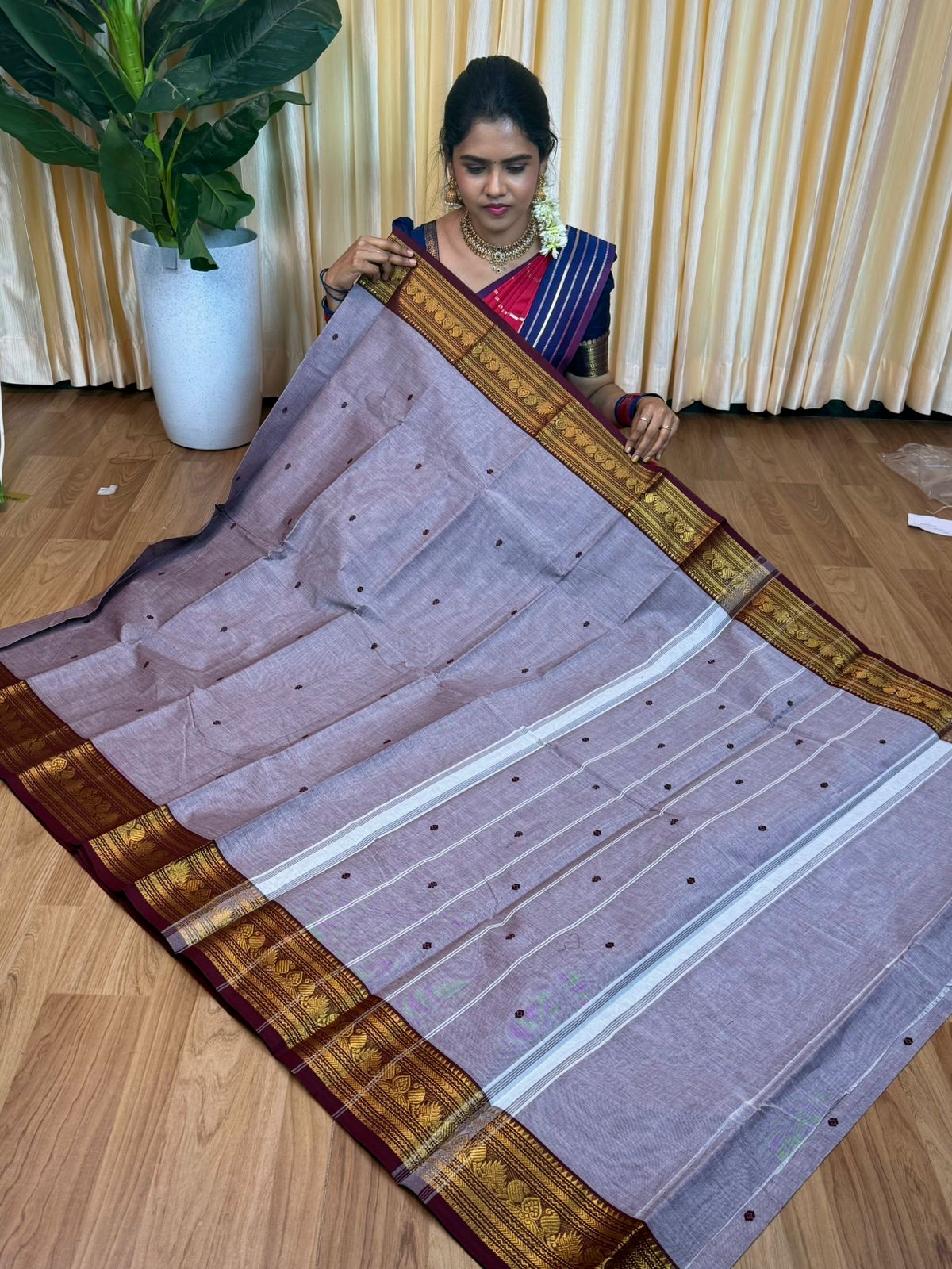 Premium Kanchi cotton sarees🥰😎📚