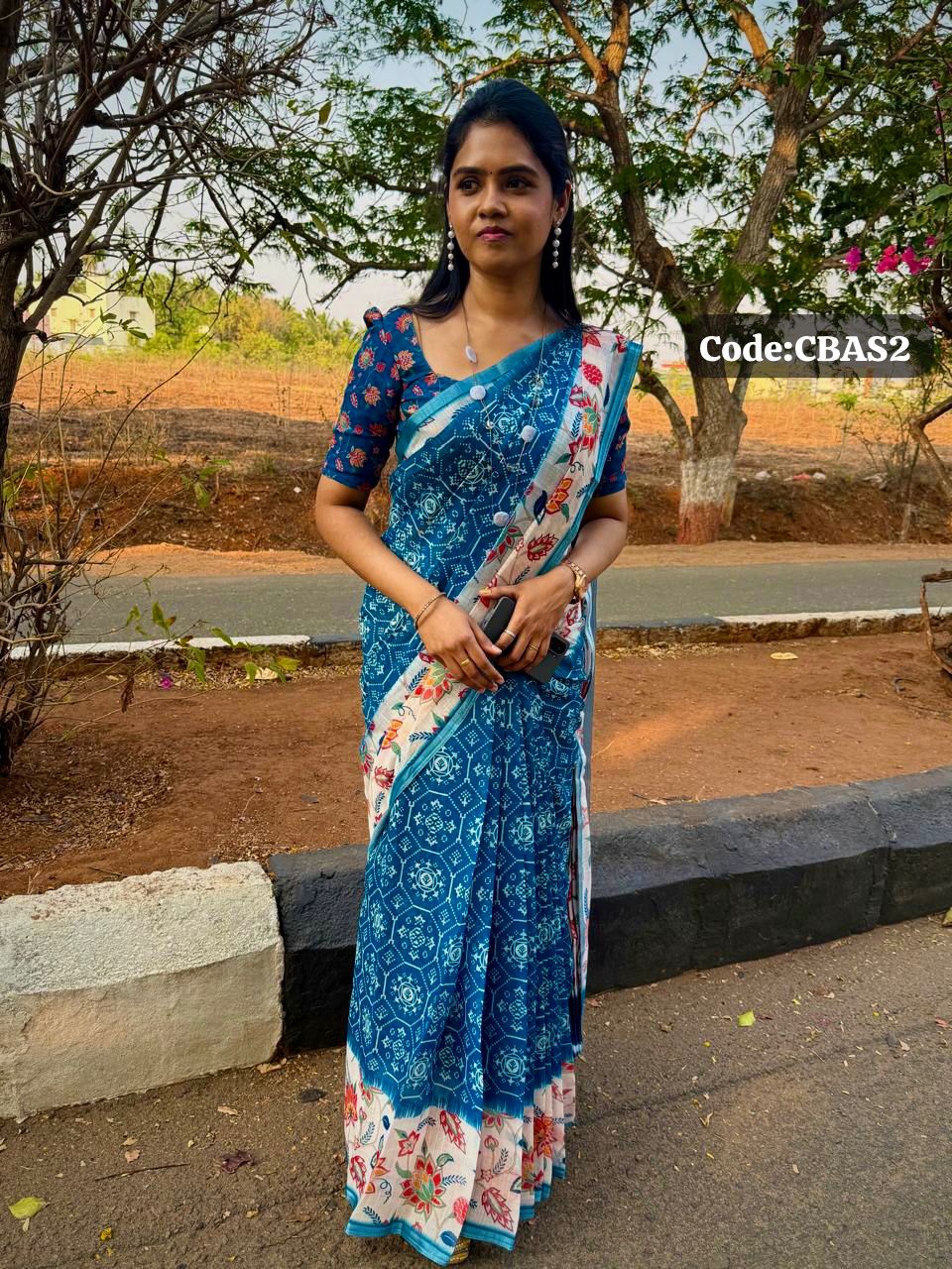 Linen cotton saree🥳