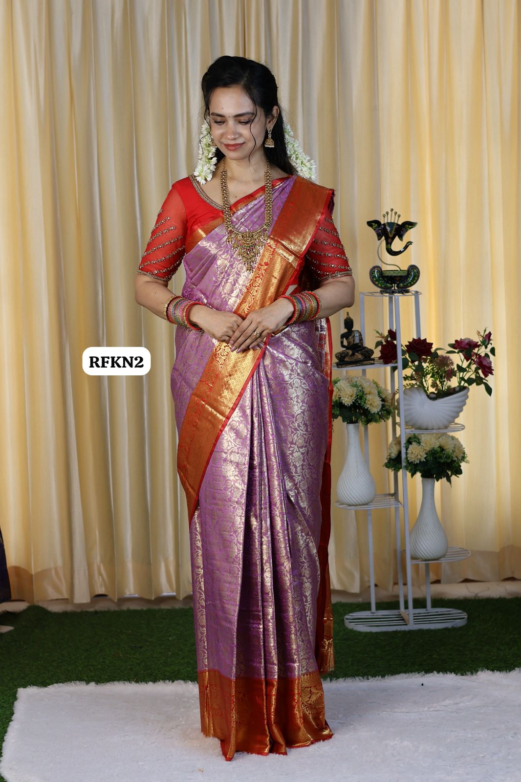 Kanchi semi silk saree 🥳