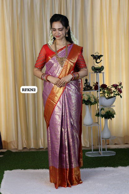 Kanchi semi silk saree 🥳