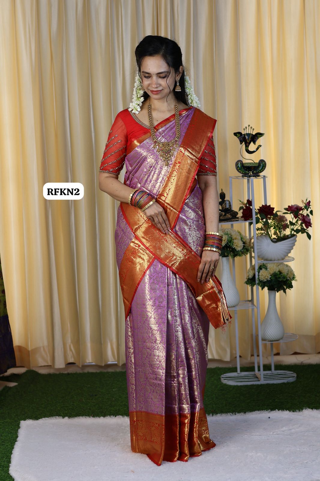 Kanchi semi silk saree 🥳