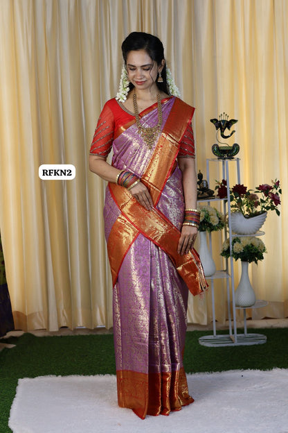 Kanchi semi silk saree 🥳