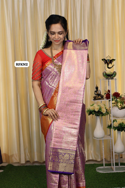 Kanchi semi silk saree 🥳