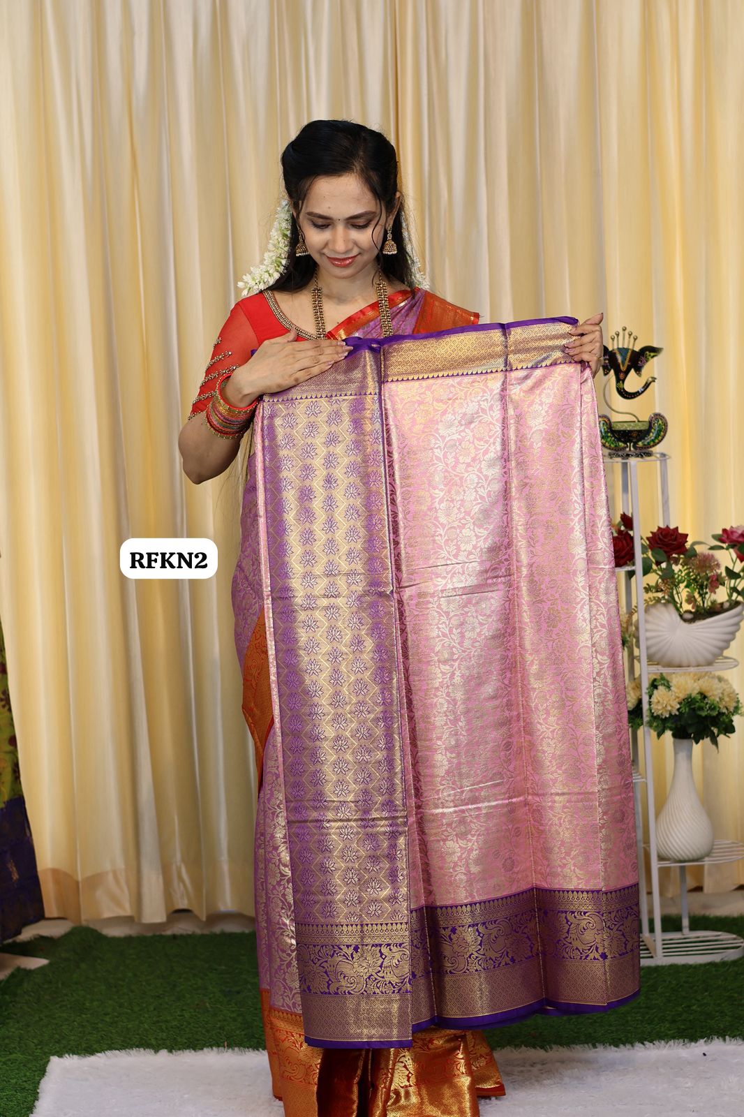 Kanchi semi silk saree 🥳