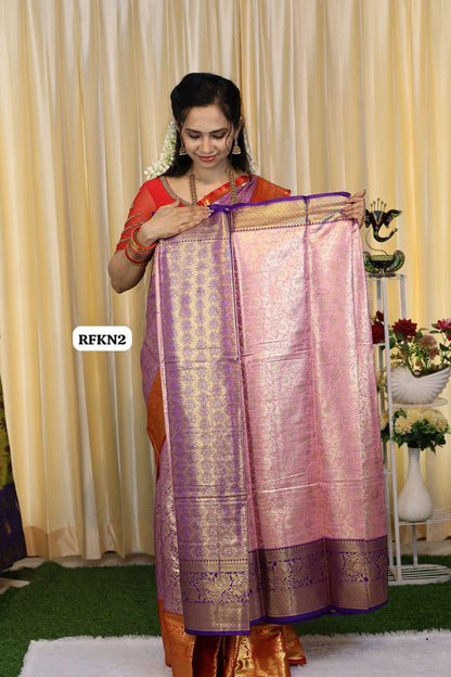 Kanchi semi silk saree 🥳