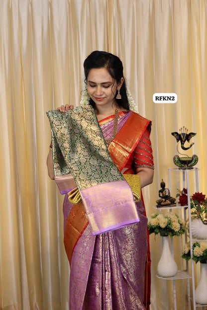 Kanchi semi silk saree 😍🥳