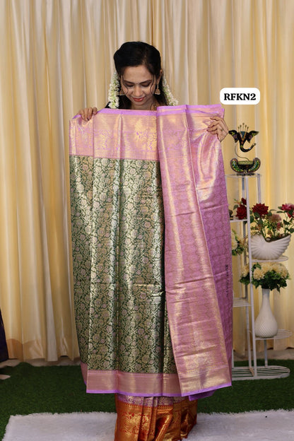 Kanchi semi silk saree 😍🥳