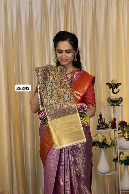 Kanchi semi silk saree 🥳