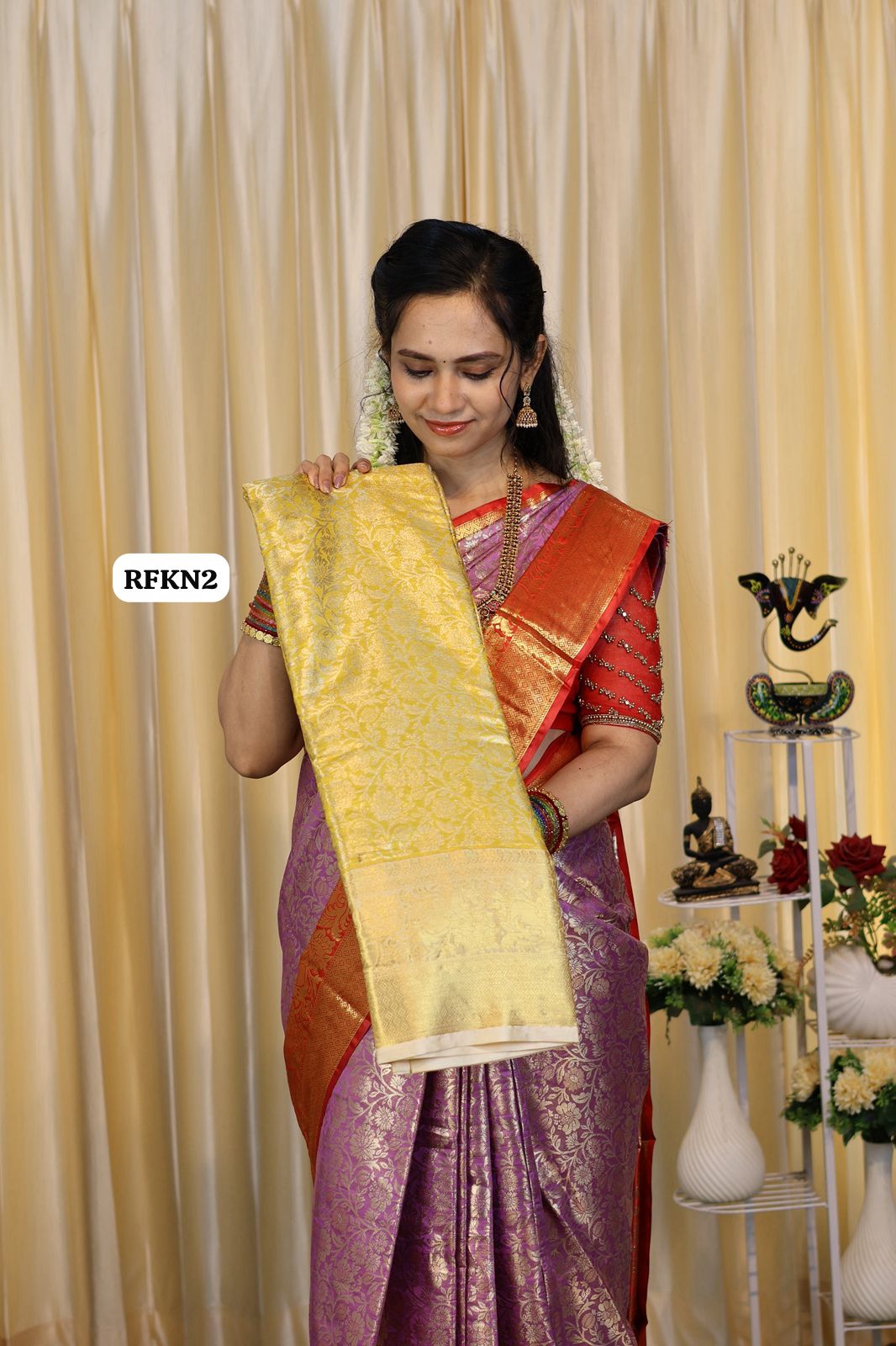 Kanchi semi silk saree 😍🥳