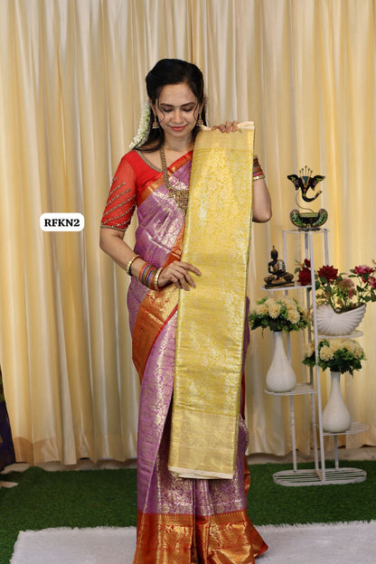Kanchi semi silk saree 😍🥳