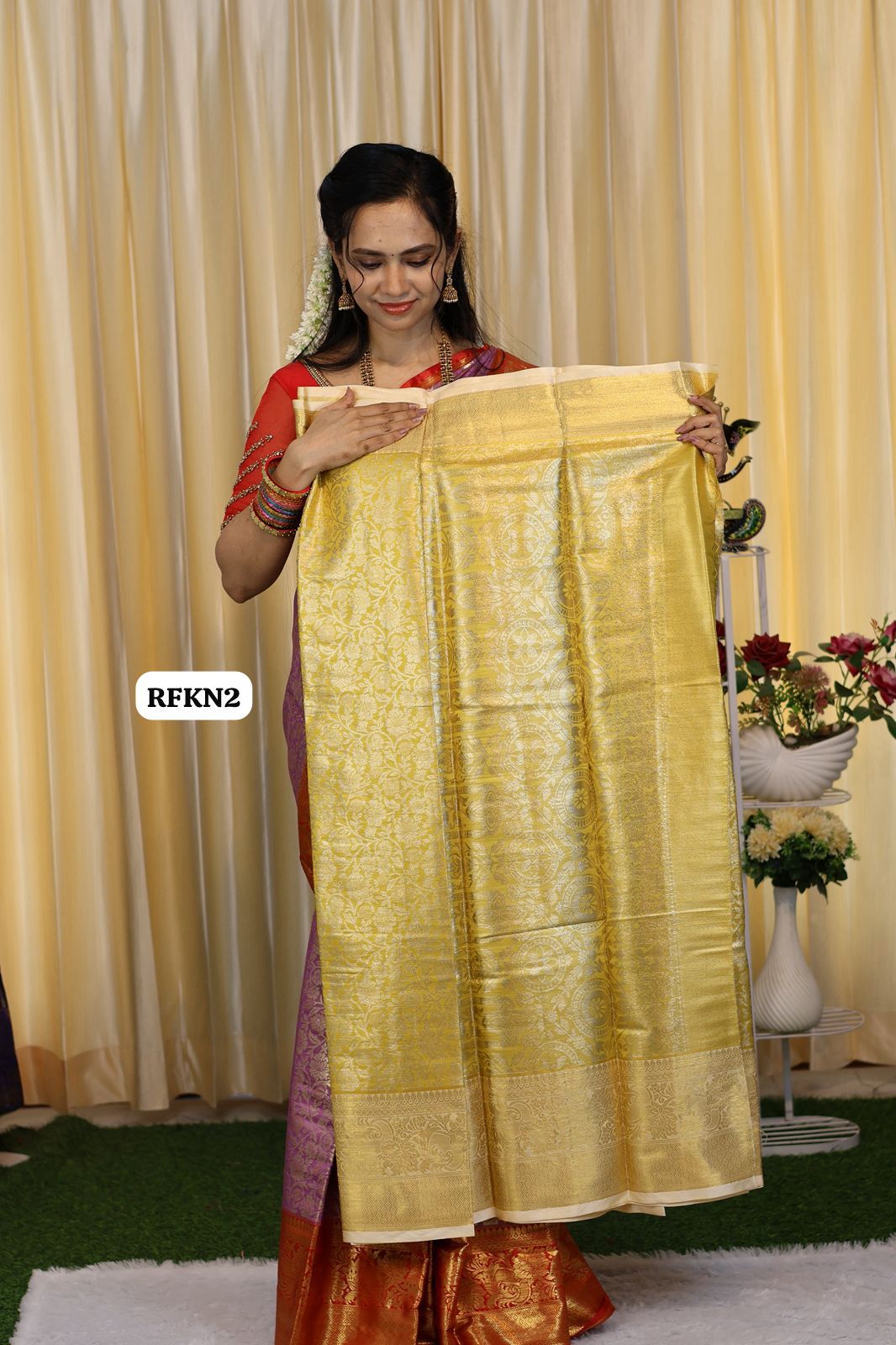 Kanchi semi silk saree 😍🥳