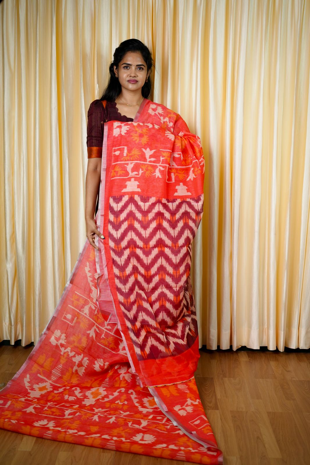 Linen cotton sarees🥳