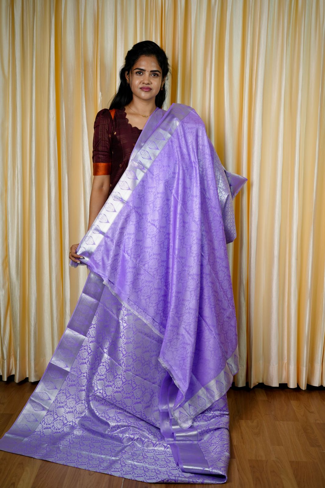 Bridal semi soft silk saree🥳
