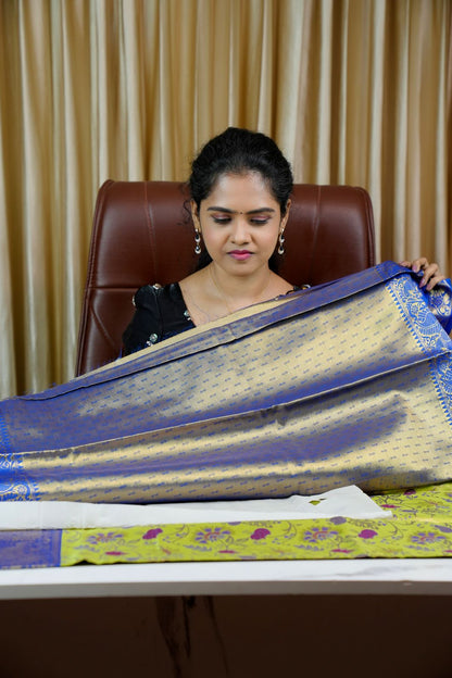 Kanchi semi silk saree🥰🏃🏻‍♀️
