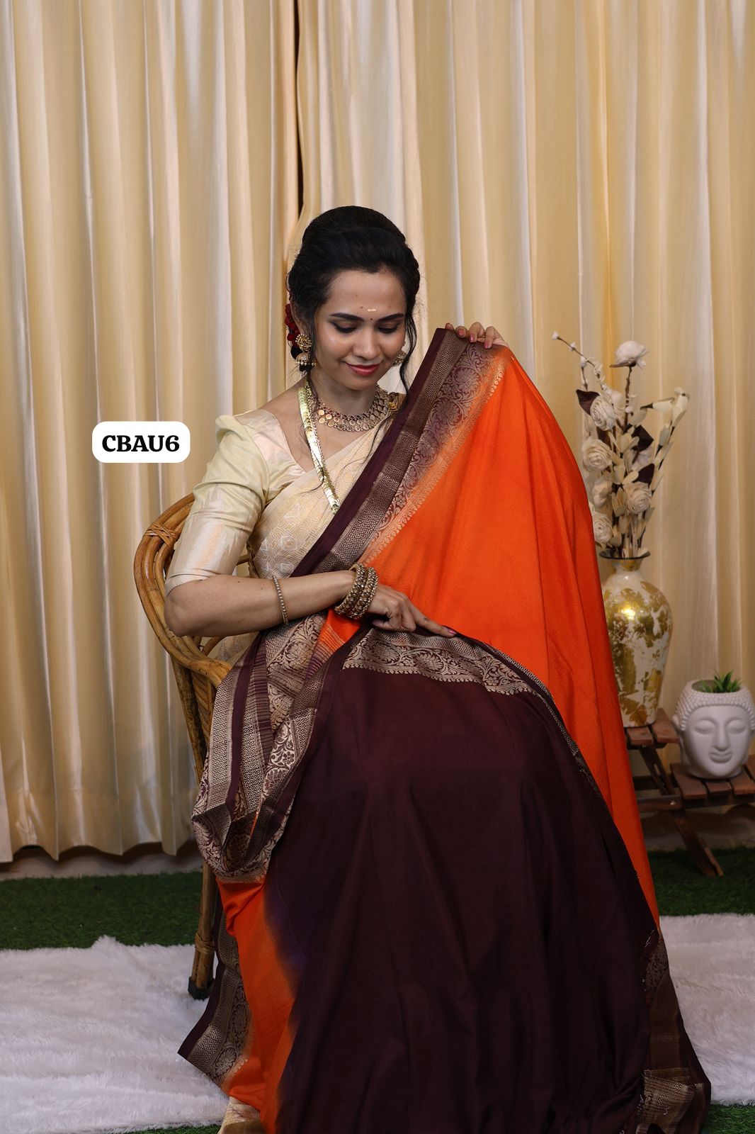Mysore crepe silk saree 😍🥳