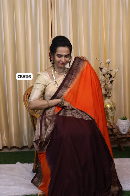 Mysore crepe silk saree 😍🥳