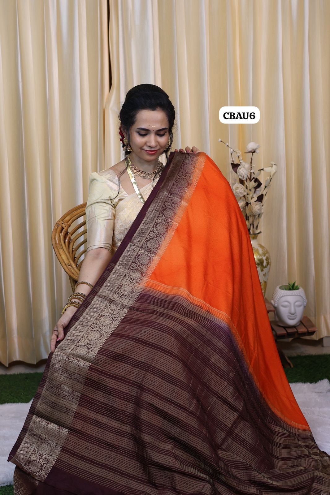 Mysore crepe silk saree 😍🥳