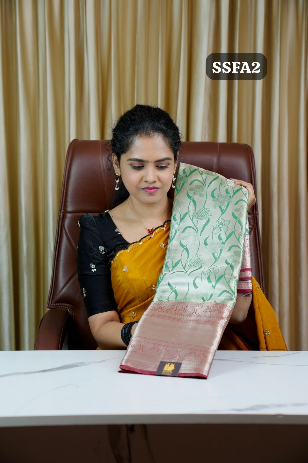 Kanchi semi silk saree🥰🏃🏻‍♀️